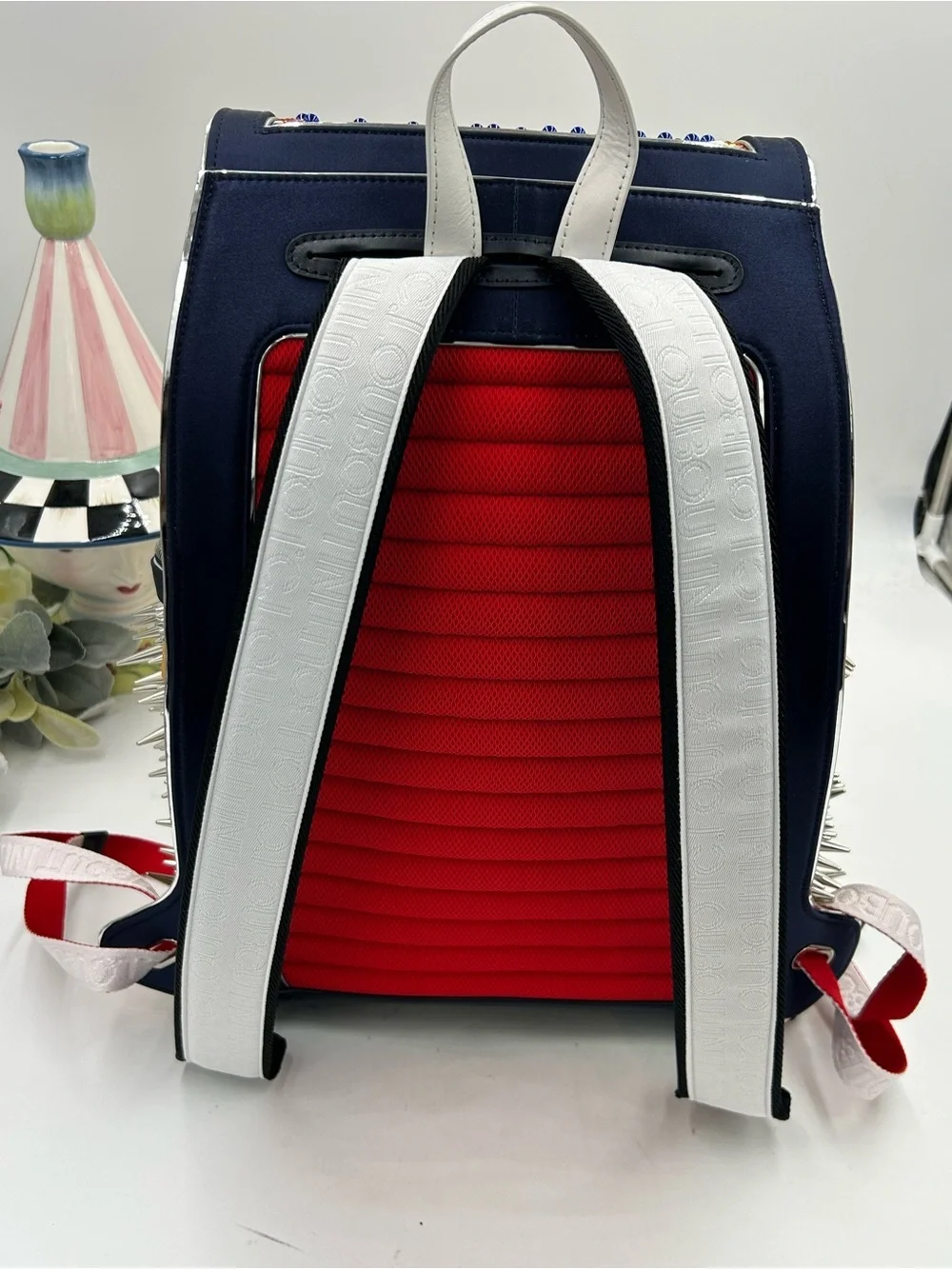 Unisex Christian Louboutin x Otis Hope Carey   Limited edition funky backpack